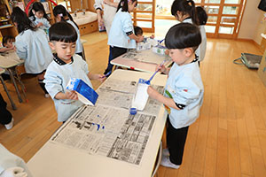 作品展の制作活動　ばら