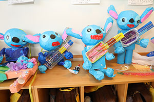 作品展の制作活動　ばら