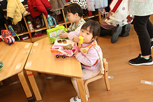 作品展の制作活動　ひよこ