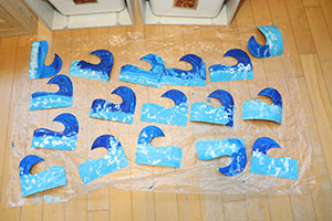 作品展の制作活動　ばら