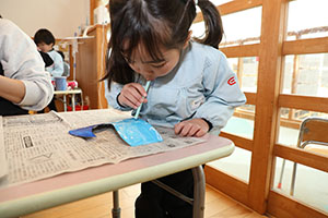 作品展の制作活動　ばら