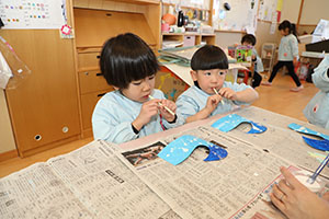 作品展の制作活動　ばら