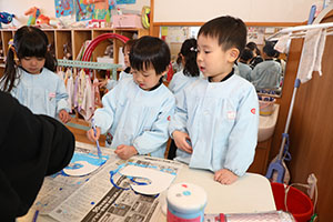 作品展の制作活動　ばら