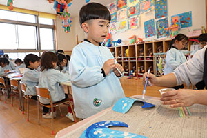 作品展の制作活動　ばら