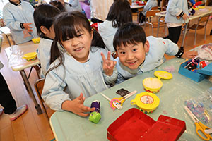 作品展の制作活動　すみれ