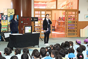 不審者対応訓練がありました