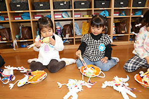 完成した作品で遊びました🎵　ぺんぎん