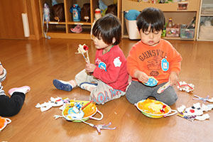 完成した作品で遊びました🎵　ぺんぎん