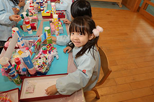 作品展のかんばんの制作　ことり