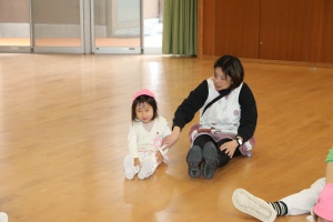 体操教室　楽しかったね　ひよこ