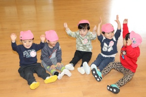 体操教室　楽しかったね　ひよこ