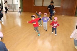 体操教室　楽しかったね　ひよこ