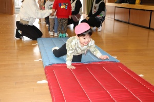 体操教室　楽しかったね　ひよこ