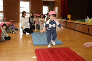 体操教室　楽しかったね　ひよこ