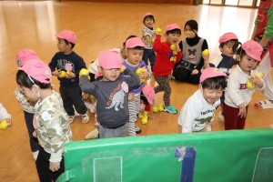 体操教室　楽しかったね　ひよこ