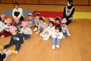 体操教室　楽しかったね　ひよこ