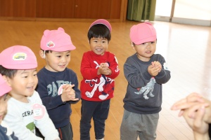 体操教室　楽しかったね　ひよこ