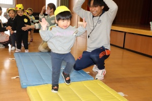 体操教室　楽しかったね　あひる