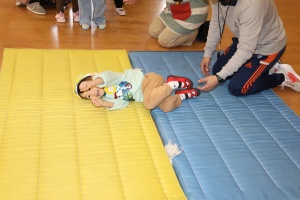 体操教室　楽しかったね　あひる