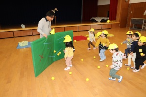 体操教室　楽しかったね　あひる