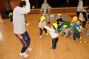 体操教室　楽しかったね　あひる