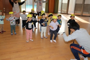 体操教室　楽しかったね　あひる