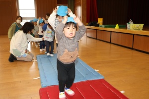 体操教室　楽しかったね　ぺんぎん