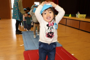 体操教室　楽しかったね　ぺんぎん