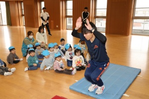 体操教室　楽しかったね　ぺんぎん