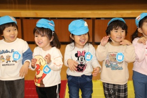 体操教室　楽しかったね　ぺんぎん