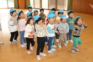 体操教室　楽しかったね　ぺんぎん