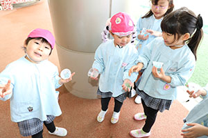 氷ができたよ　ばら