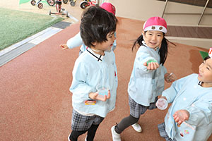 氷ができたよ　ばら