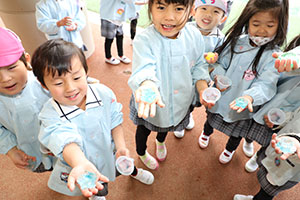 氷ができたよ　ばら