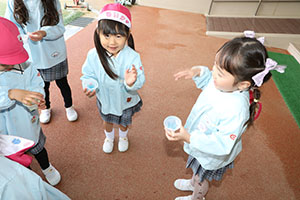 氷ができたよ　ばら