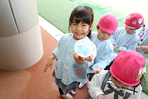 氷ができたよ　ばら