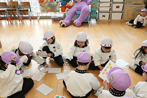 カードめくり競争　すみれ