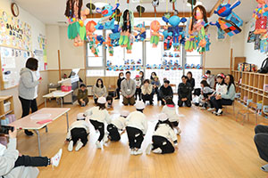 作品展が行われました Aチーム　1日目