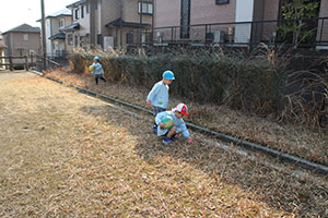 お散歩へでかけました　さくら・りす