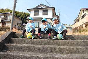 お散歩へでかけました　さくら・りす