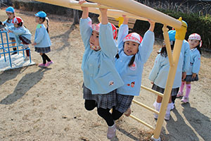 お散歩へでかけました　さくら・りす