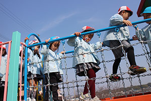 お散歩へでかけました　さくら・りす