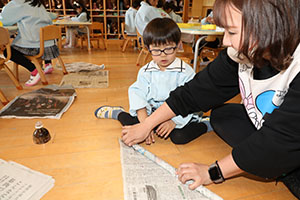 剣の制作　ことり