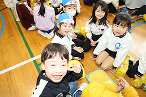 八郷小学校で交流会がありました