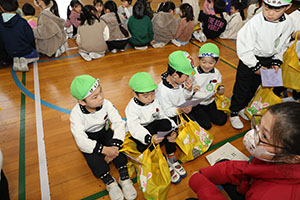 八郷小学校で交流会がありました