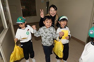 八郷小学校で交流会がありました