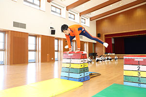 体操教室　ー跳び箱ー　たんぽぽ