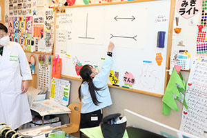 科学教室「色の不思議」　D・E