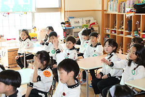 科学教室「色の不思議」　A・B・C