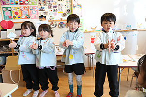 科学教室「色の不思議」　A・B・C